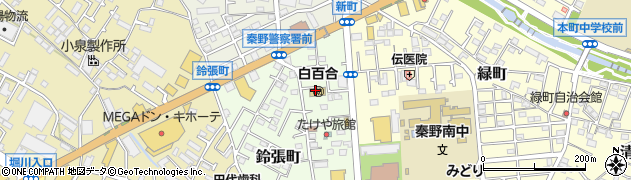 日本キリスト教団秦野教会周辺の地図