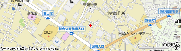 神奈川県秦野市平沢258周辺の地図