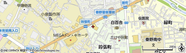 イレブンカット秦野店周辺の地図