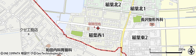 岐阜県大垣市稲葉西周辺の地図