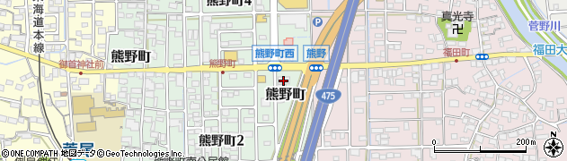 衣舞大垣店周辺の地図