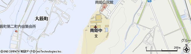 多治見市立南姫中学校周辺の地図