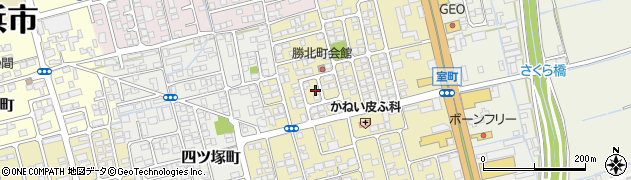 滋賀県長浜市勝町83周辺の地図