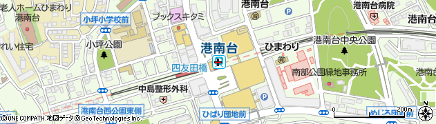 港南台駅周辺の地図