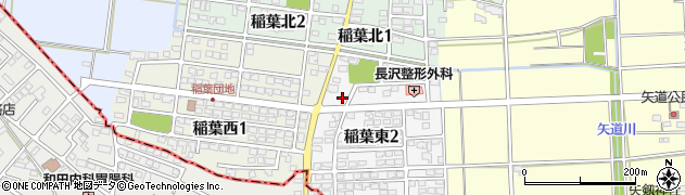 大垣稲葉郵便局周辺の地図