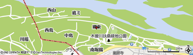 愛知県扶桑町（丹羽郡）小淵（郷東）周辺の地図