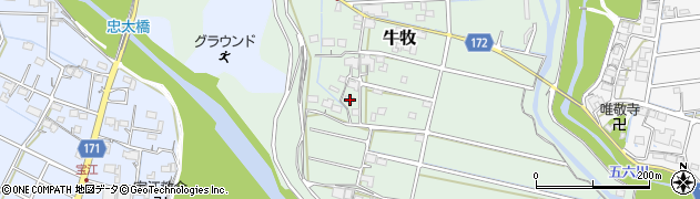 岐阜県瑞穂市牛牧1714周辺の地図