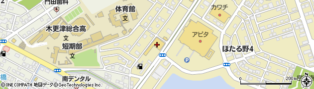 イエローハット木更津店周辺の地図