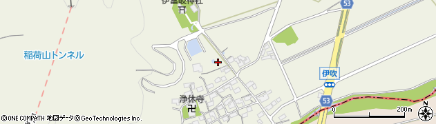 岐阜県垂井町（不破郡）伊吹周辺の地図