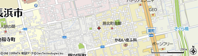滋賀県長浜市勝町140周辺の地図
