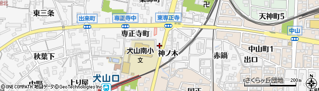 愛知県犬山市犬山（柳町）周辺の地図