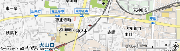 愛知県犬山市犬山神ノ木8周辺の地図