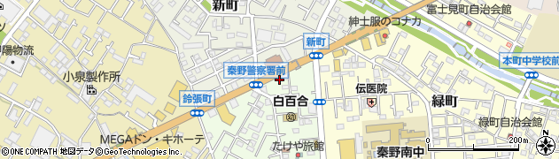 神奈川県秦野市鈴張町4周辺の地図
