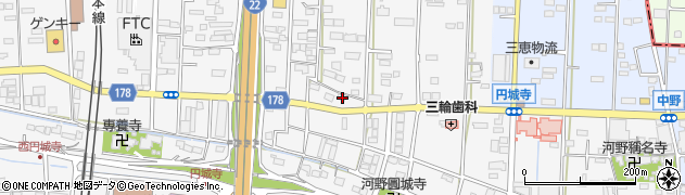 岐阜県羽島郡笠松町円城寺773周辺の地図
