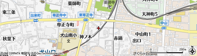 愛知県犬山市犬山神ノ木7周辺の地図