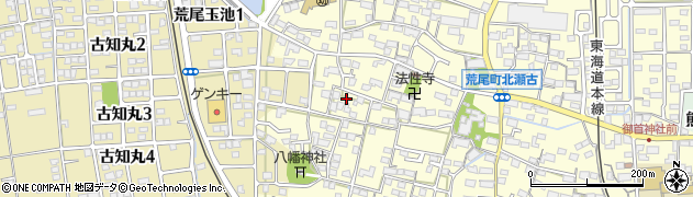 岐阜県大垣市荒尾町周辺の地図