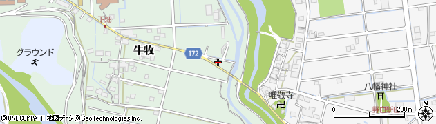 岐阜県瑞穂市牛牧1777周辺の地図