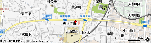 愛知県犬山市犬山（専正寺町）周辺の地図