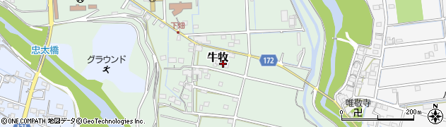 岐阜県瑞穂市牛牧1687周辺の地図