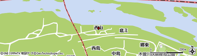愛知県扶桑町（丹羽郡）小淵（西山）周辺の地図