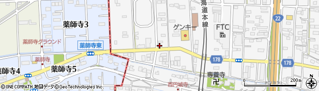岐阜県羽島郡笠松町円城寺323-2周辺の地図