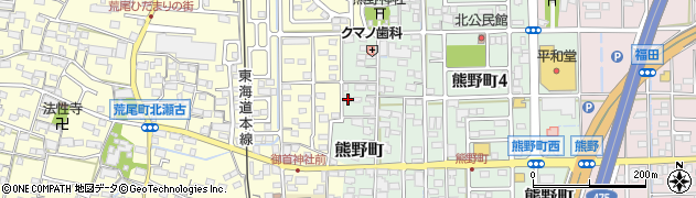 岐阜県大垣市熊野町187周辺の地図