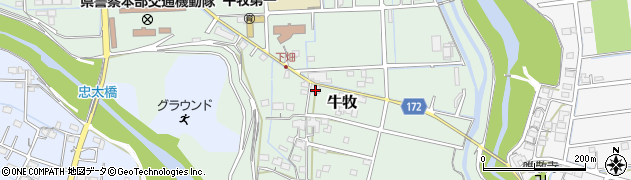 岐阜県瑞穂市牛牧1676周辺の地図