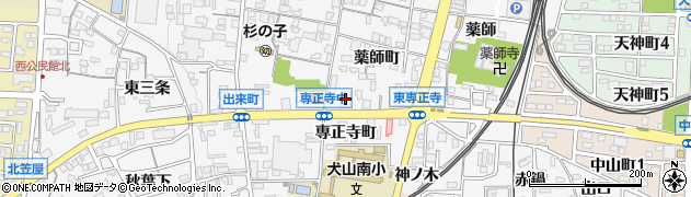 岐阜信用金庫犬山支店周辺の地図