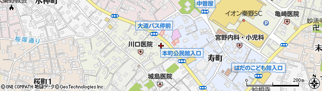 増田屋周辺の地図