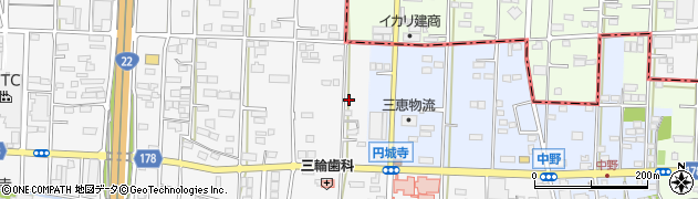 岐阜県羽島郡笠松町円城寺704周辺の地図