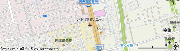 滋賀県長浜市勝町113周辺の地図