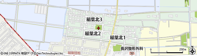 岐阜県大垣市稲葉北周辺の地図