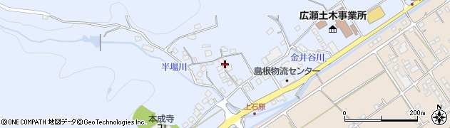 島根県安来市広瀬町石原320周辺の地図