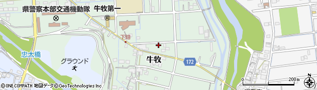 岐阜県瑞穂市牛牧1639周辺の地図