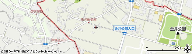 神奈川県横浜市栄区金井町周辺の地図