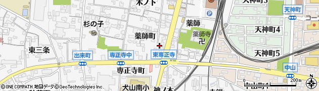 愛知県犬山市犬山薬師町5周辺の地図