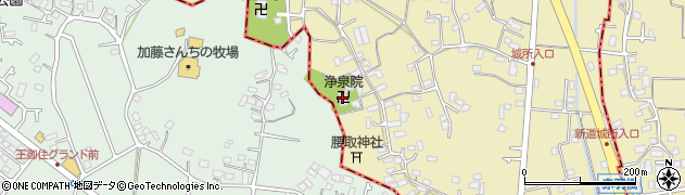浄泉院周辺の地図