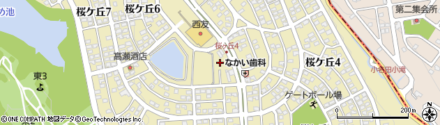 岐阜県可児市桜ケ丘周辺の地図