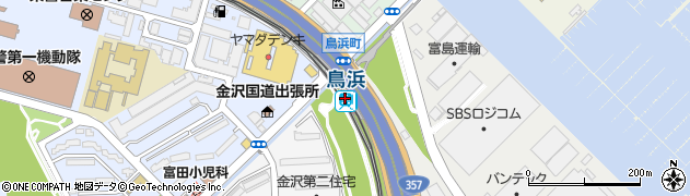 神奈川県横浜市金沢区周辺の地図