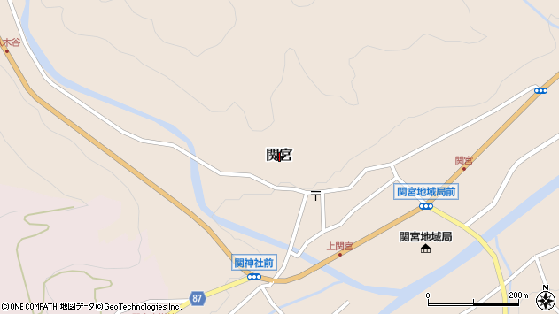 〒667-1105 兵庫県養父市関宮の地図
