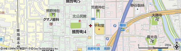 有限会社パートナー岐阜周辺の地図