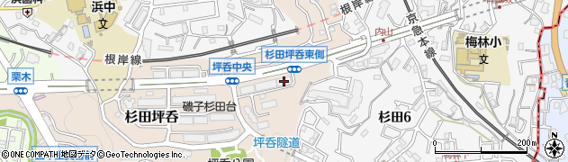 磯子杉田台第一団地３－３号周辺の地図