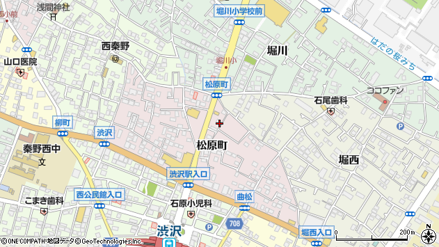 〒259-1313 神奈川県秦野市松原町の地図