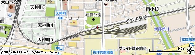 愛知県犬山市犬山上蓮池周辺の地図