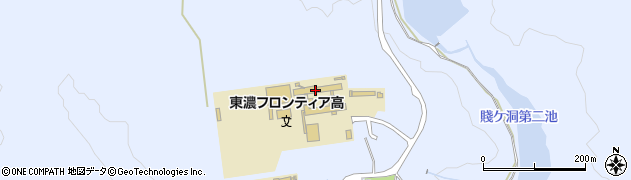 岐阜県立東濃フロンティア高等学校周辺の地図