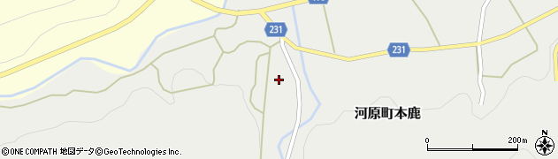 鳥取県鳥取市河原町本鹿94周辺の地図