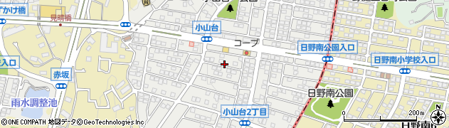 神奈川県横浜市栄区小山台周辺の地図