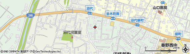 神奈川県秦野市沼代新町6周辺の地図