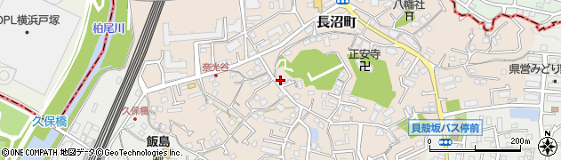 神奈川県横浜市栄区長沼町617周辺の地図