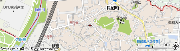 神奈川県横浜市栄区長沼町427周辺の地図